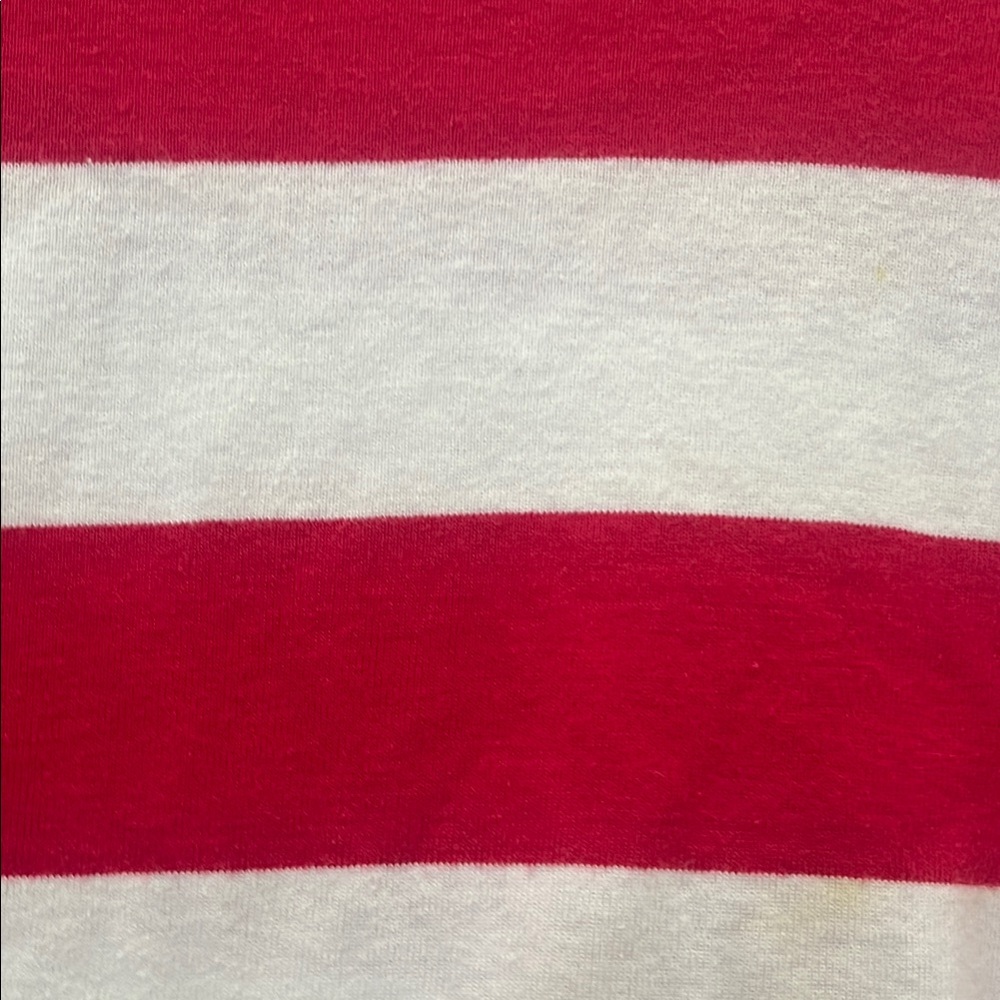 Tommy Hilfiger Women's Red and White Striped Top - Picture 4 of 6
